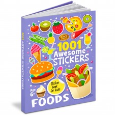 1001 Awesome Stickers Foods