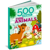 500 Farm Animals Sticker Book