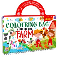 A Day on the farm Colouring Bag