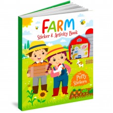 Farm Sticker and Activity Book Puffy Stickers