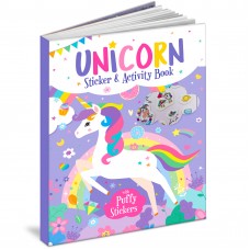 Unicorn Sticker and Activity Book with 'Puffy Stickers