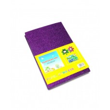 SchoolMate - A4 - Glitter Sheets Purple - 1 Sheets