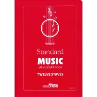 SchoolMate - Standard Music Manuscript Book - 32 Pages
