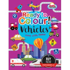 Learn with Mama - Ready to Colour Vehicles