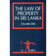 The Law Of Property In Sri Lanka Volume 1